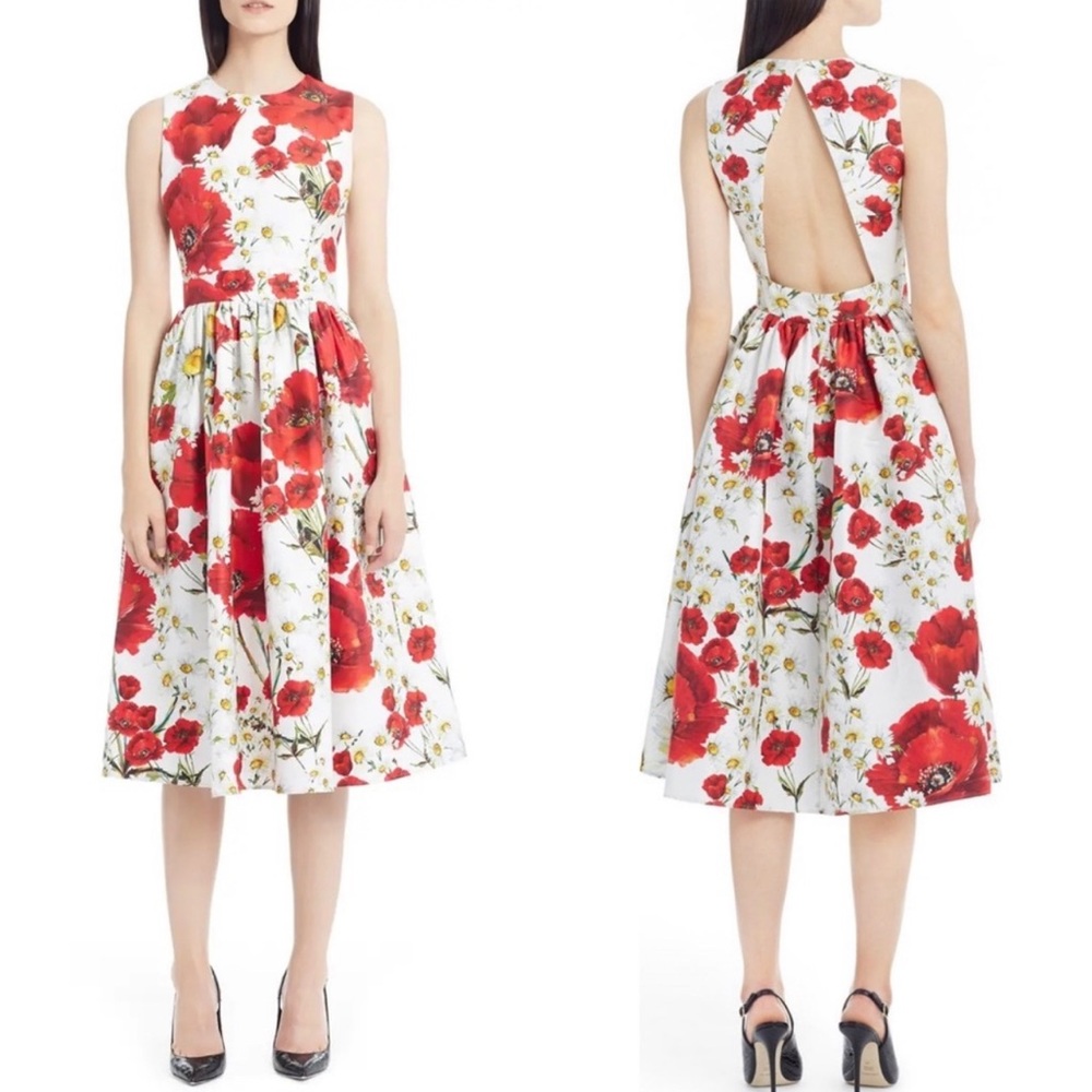 Dolce & Gabbana Poppy and Daisy Dress